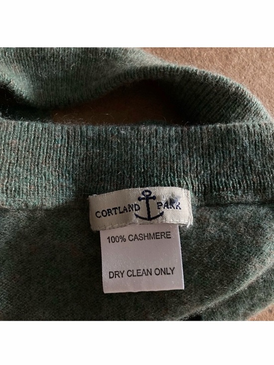 joodito 100% cashmere sweater wrap preppy tie scarf japanese boro light green - Picture 11 of 11